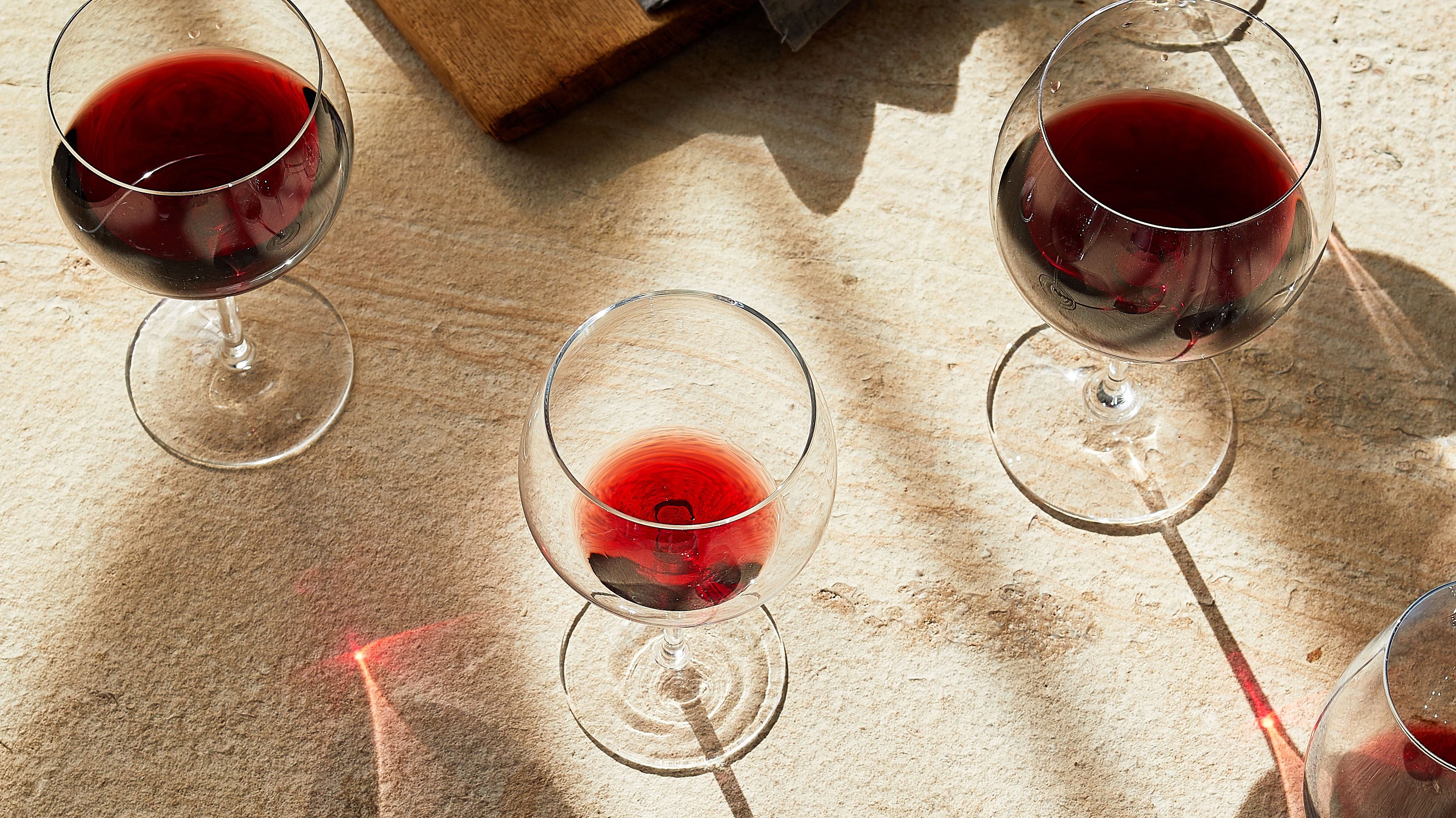 Red wine you big , delicious pest.