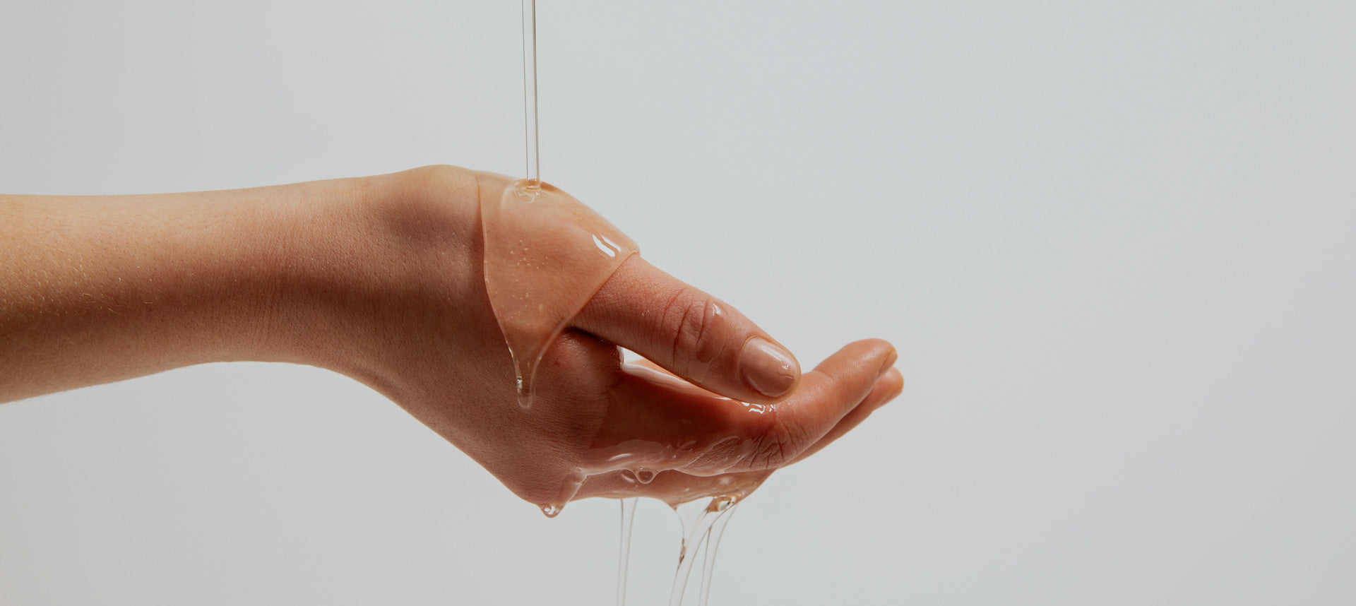 Hand with Detergent Pour